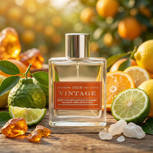 1956 Vintage Fragrance Bottle with Notes