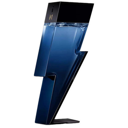 Carolina Herrera Bad Boy Cobalt Bottle on a white background