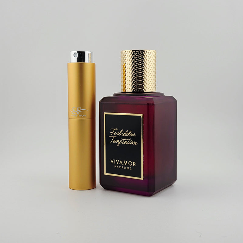 Forbidden Temptation Fragrance Bottle with Scent Focus Decant