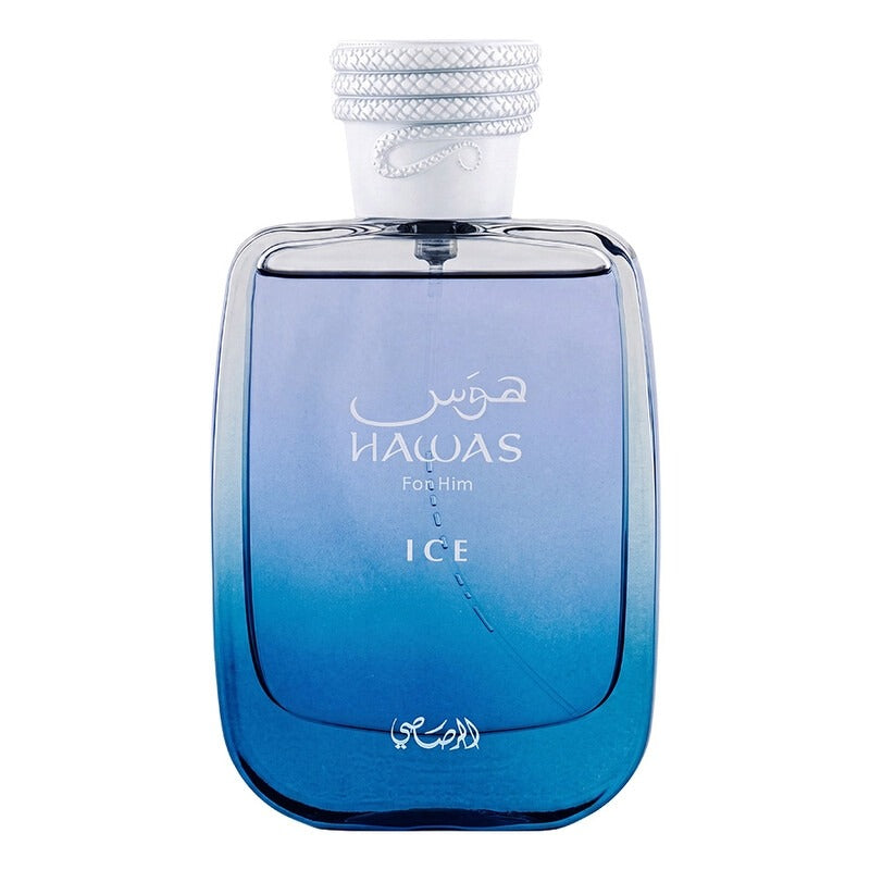 Hawas Ice Fragrance Bottle Front View