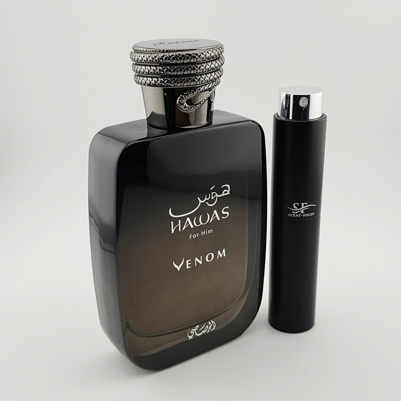 Hawas Venom Fragrance Bottle With Scent Focus Decant