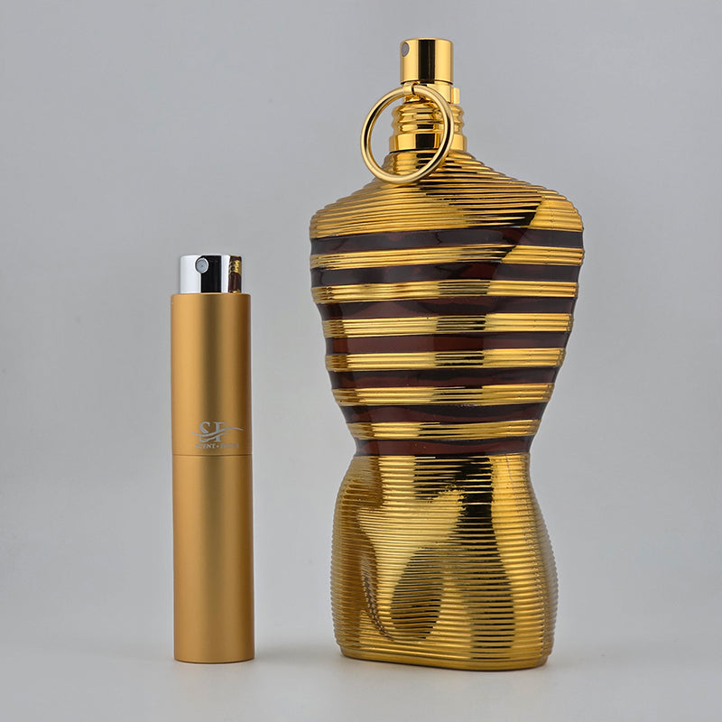JPG - Le Male Elixir Bottle with Scent Focus Decant