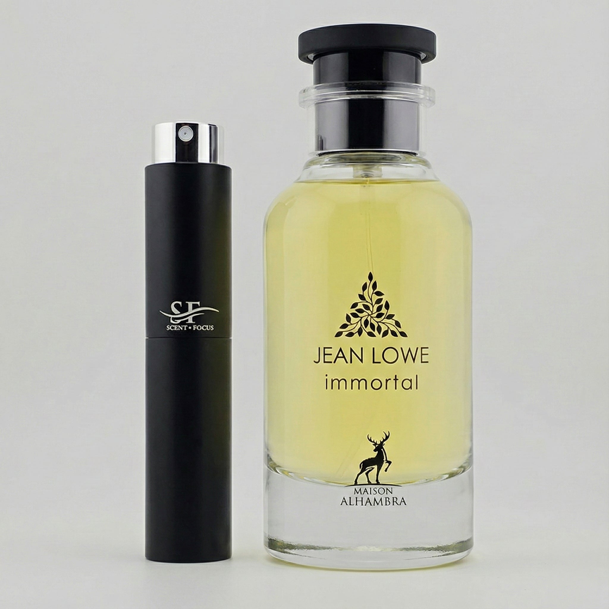 Jean Lowe Immortal Fragrance Bottle with Scent Focus Decant