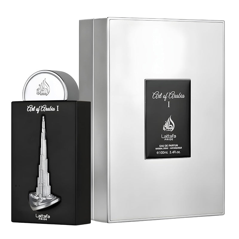 Lattafa Art of Arabia II Fragrance Bottle with Box