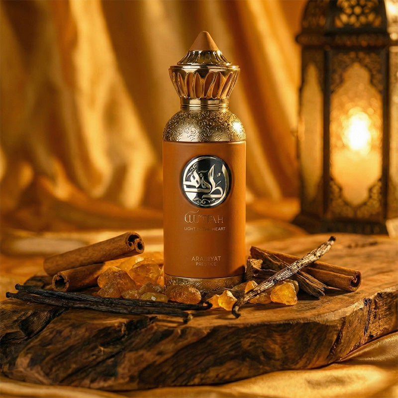 Lufta Light in the Heart Fragrance Bottle in Arabian Setting