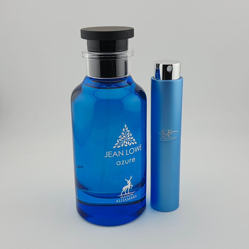 Maison Alhambra Jean Lowe Azure Fragrance Bottle with Scent Focus Decant