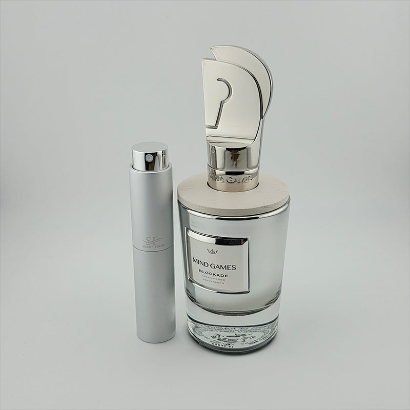 Mind Games Blockade Fragrance Bottle with Scent Focus Decant