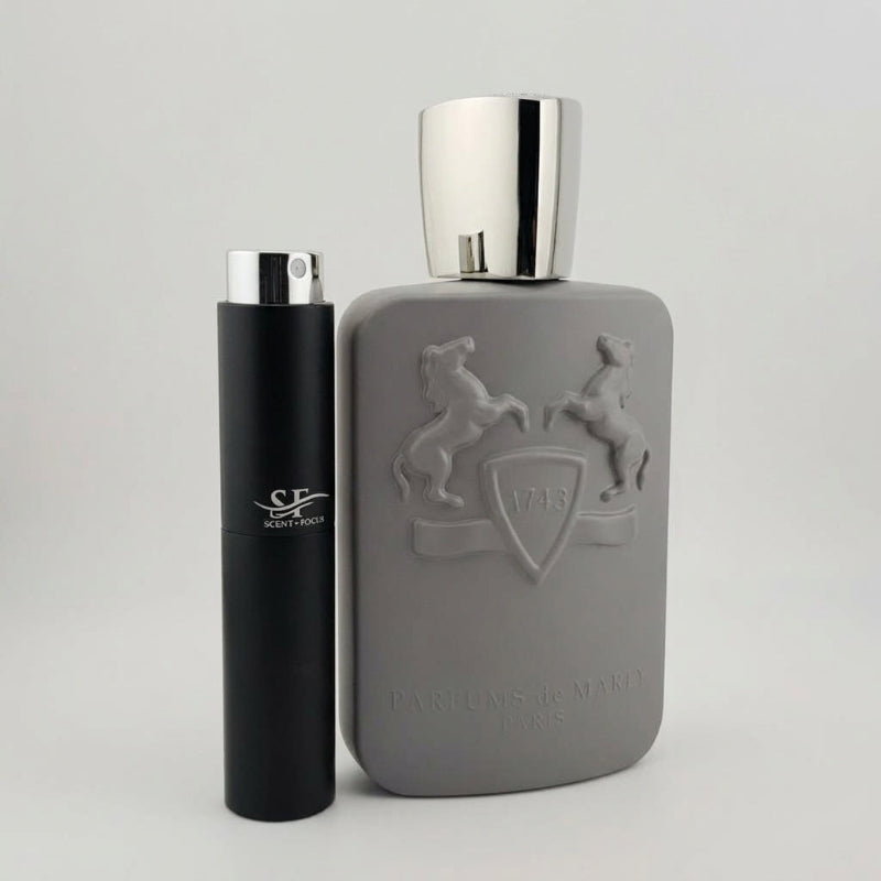 PDM Dorval Fragrance Bottle Front View with Scent Focus Decant