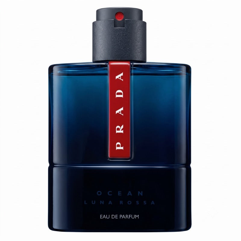 Prada Luna Rossa Ocean EDP Fragrance Bottle Front View