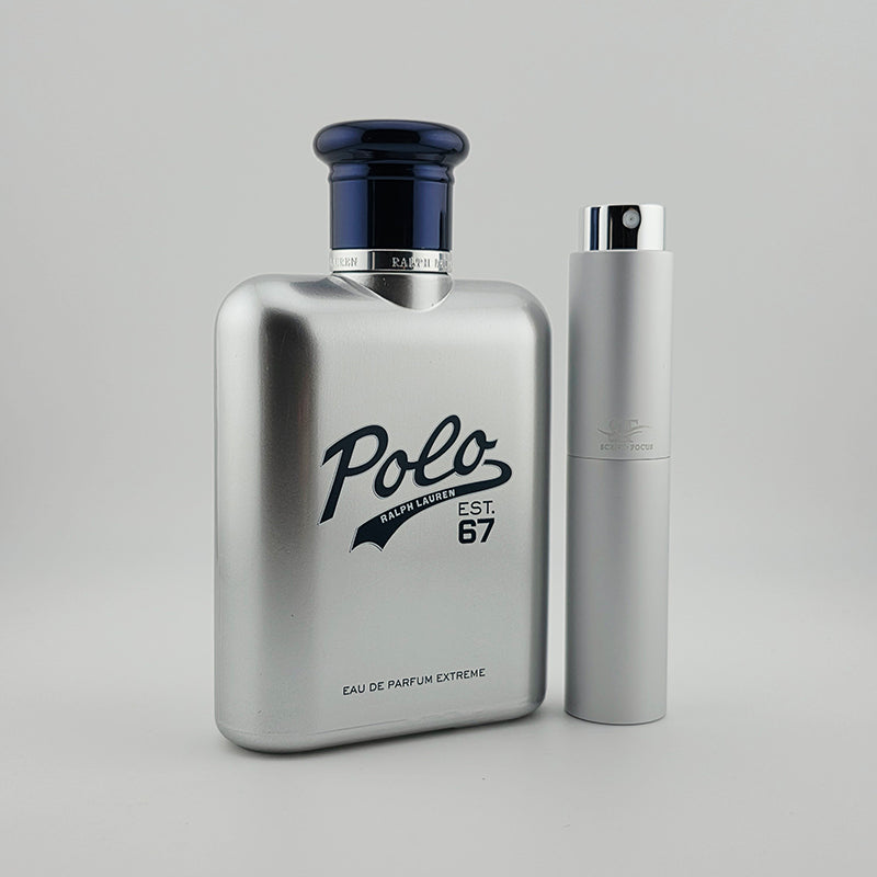 Ralph Lauren Polo 67 Extreme Fragrance Bottle with Scent Focus Decant
