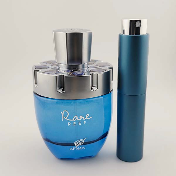 Paris Corner Rare Reef Bottle Front Facing with Decant