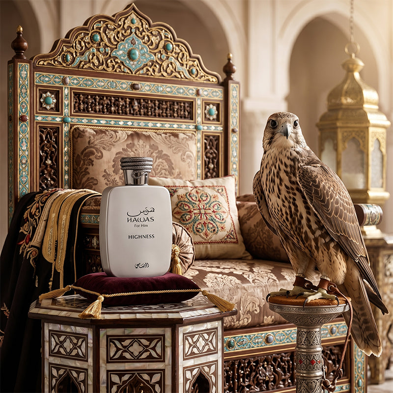 Rasasi Highness Bottle in Royalty Setting