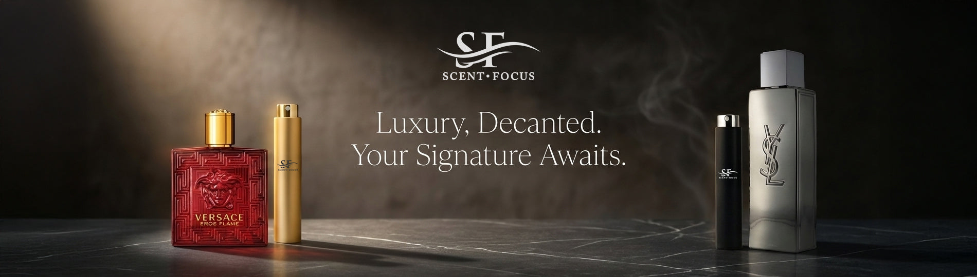 Scent Focus Luxury Decanted Banner