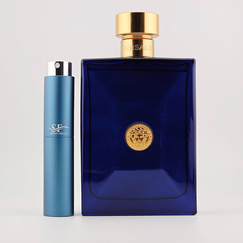 Versace - Dylan Blue Bottle with Scent Focus Decant