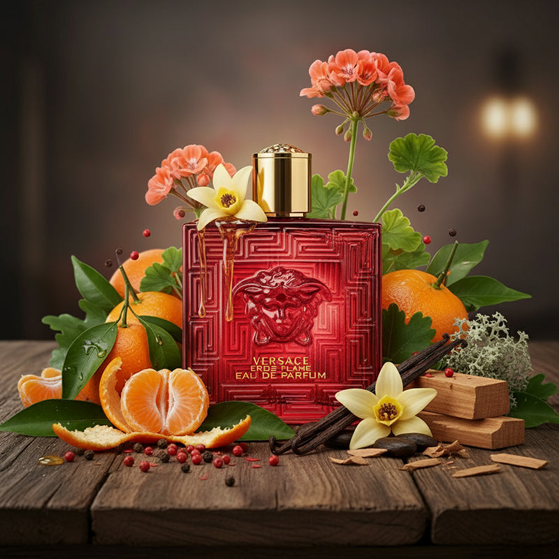 Versace Eros Flame with Fragrance Notes