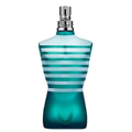Jean Paul Gaultier Le Male eau de toilette in iconic torso-shaped turquoise bottle