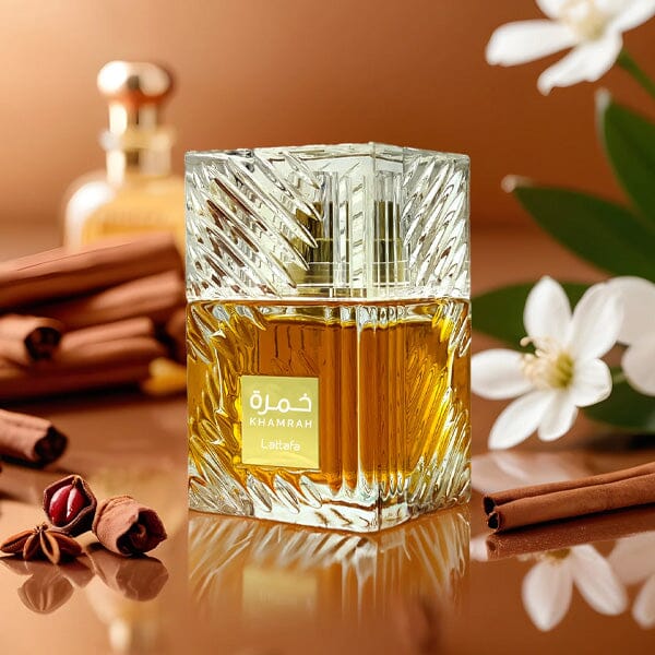 Lattafa Khamrah EDP Cinnamon Spice Gourmand Perfum Scene
